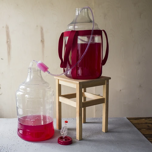 Balon pentru vin ușor, rezistent la spargere, cu curele, 20 L - 20