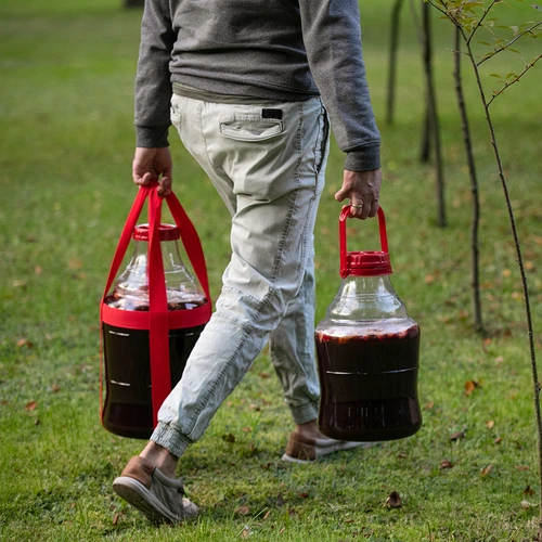 Balon pentru vin ușor, rezistent la spargere, cu mâner, 15 L - 10