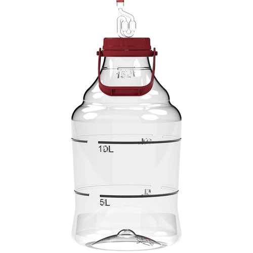 Balon pentru vin ușor, rezistent la spargere, cu mâner, 15 L