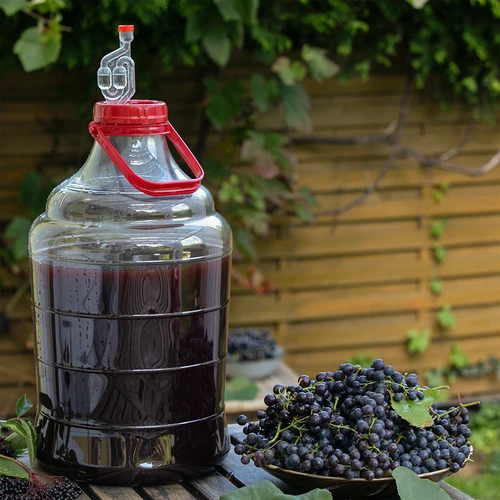 Balon pentru vin ușor, rezistent la spargere, cu mâner, 20 L - 7