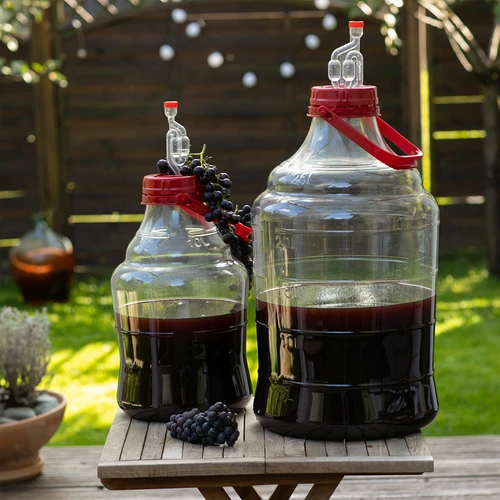 Balon pentru vin ușor, rezistent la spargere, cu mâner, 25 L - 9