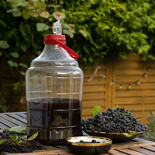 Balon pentru vin ușor, rezistent la spargere, cu mâner, 25 L - 7