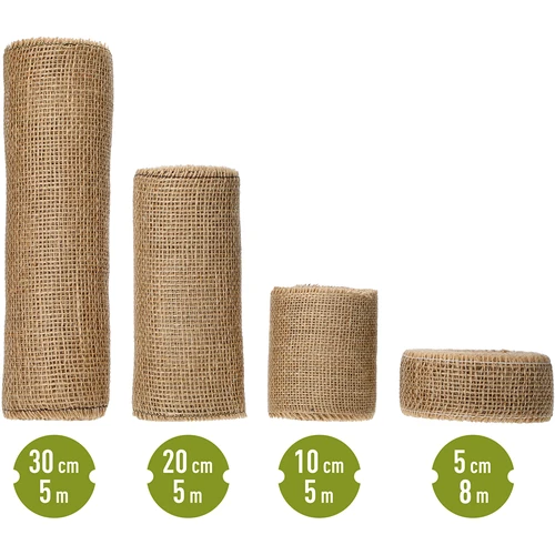Bandă de iută 5 cm / 8 m - 15