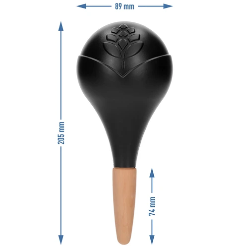 Bilă de irigare pentru plante, neagră mată cu picior ceramic, 400ml - 6