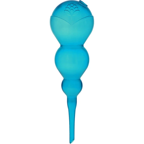 Bilă de irigare triplă (cu trei compartimente), transparentă albastră, 600 ml