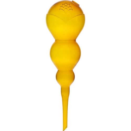 Bilă de irigare triplă (cu trei compartimente), transparentă galbenă, 600 ml
