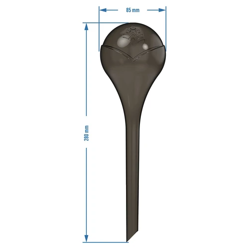 Bile de irigare pentru plante, negre transparente, 400 ml, 2 buc. - 5