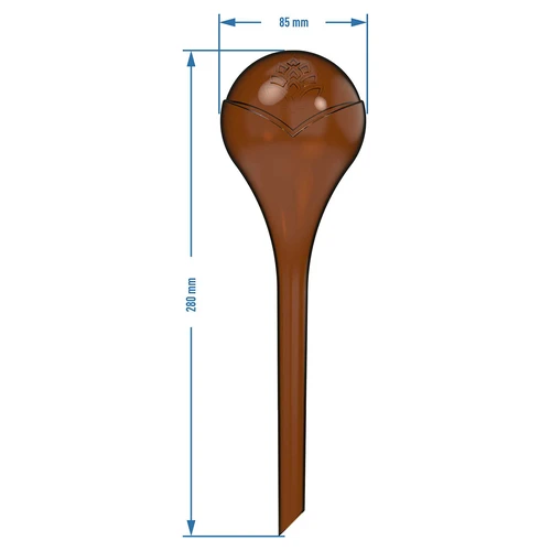 Bile de udare pentru plante, chihlimbar transparente, 400 ml, 4 buc. - 5