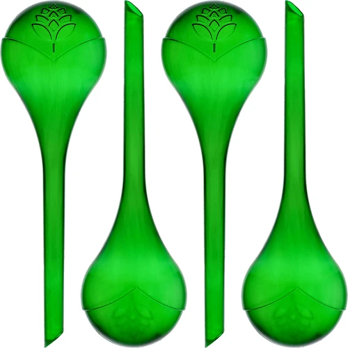 Bile de udare pentru plante, verzi transparente, 400 ml, 4 buc.