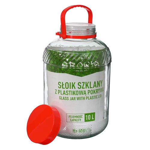 Borcan 10 L cu capac din plastic - 5