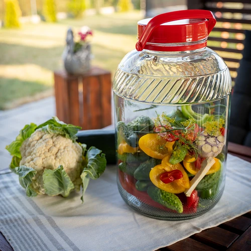 Borcan 15 L cu capac din plastic - 7
