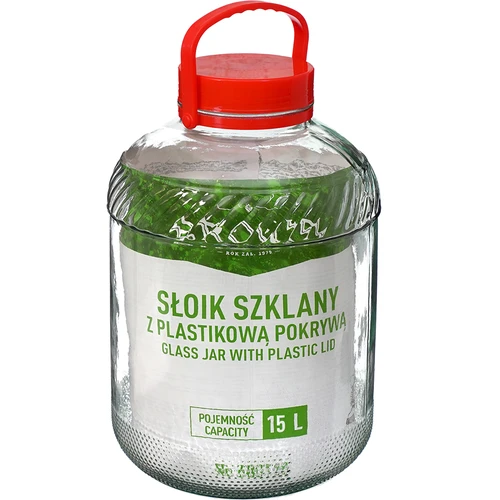 Borcan 15 L cu capac din plastic - 2