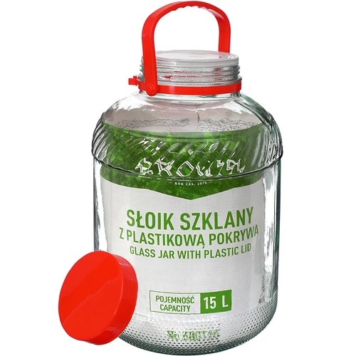 Borcan 15 L cu capac din plastic - 3