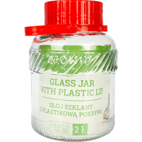 Borcan 2L cu capac din plastic