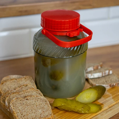 Borcan 2L cu capac din plastic - 3