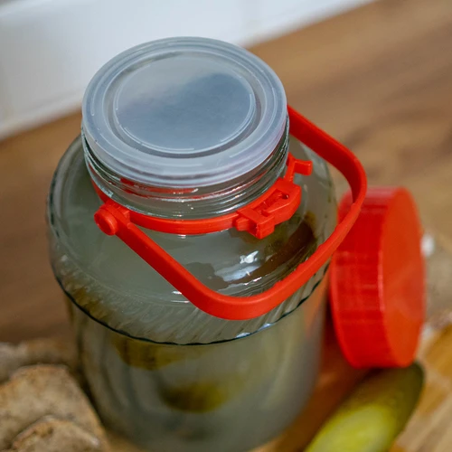 Borcan 2L cu capac din plastic - 5