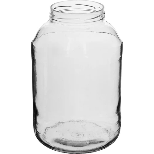 Borcan 4 L, capac colorat + furculiță sau clești - 2