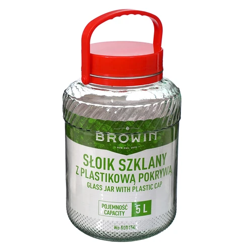 Borcan 5 L cu capac din plastic - 5