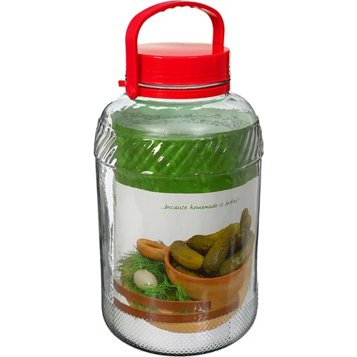 Borcan 8 L cu capac din plastic - 3