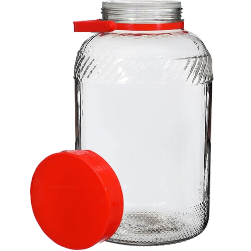Borcan 8 L cu capac din plastic