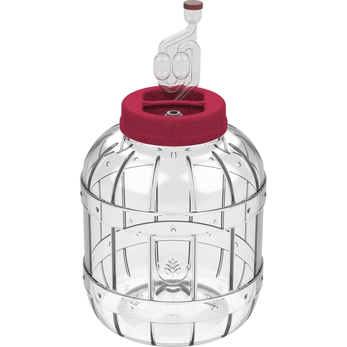 Borcan incasabil, multifuncțional pentru fermentare, 5 L