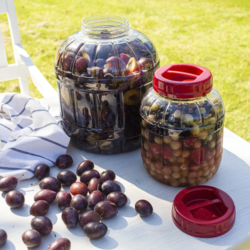 Borcan incasabil, multifuncțional pentru fermentare, 5 L - 4