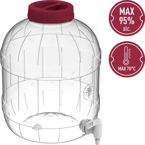 Borcan multifuncțional cu robinet 10L - 4