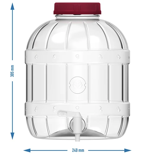 Borcan multifuncțional cu robinet 10L - 8