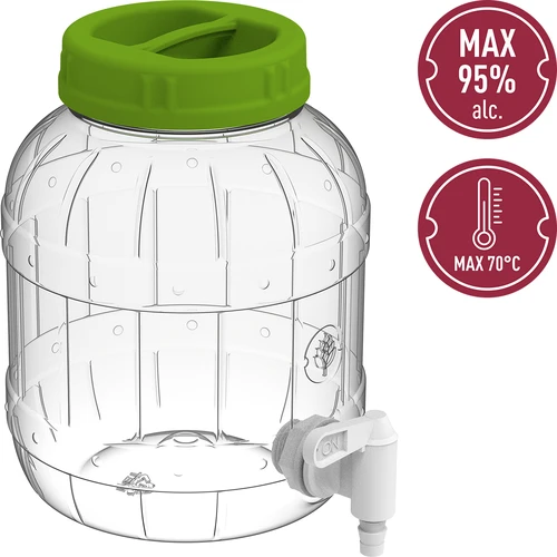 Borcan multifuncțional cu robinet 3L - 5