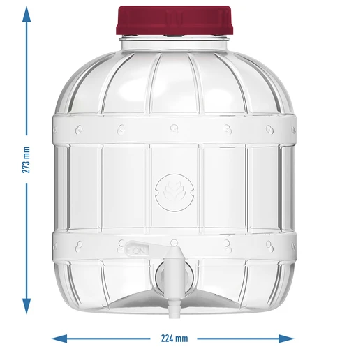 Borcan multifuncțional cu robinet 8L - 9