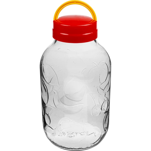 Borcan pentru tincturi 5L și capac cu mâner