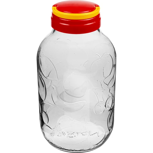 Borcan pentru tincturi 5L și capac cu mâner - 2
