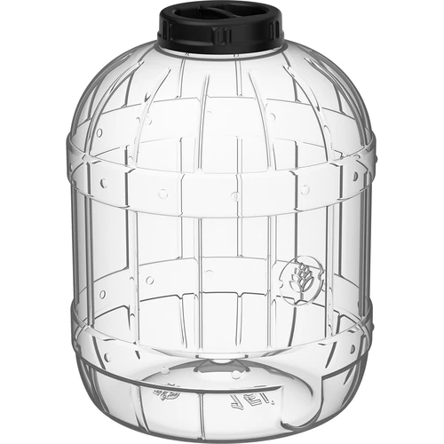 Borcan rezistent la spargere, multifuncțional, cu capac negru, 15L - 2