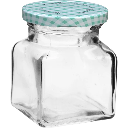 Borcan TO 120 ml Patru colțuri fi 53 capac - 6 buc. - 2