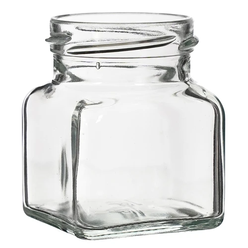 Borcan TO 120 ml Patru colțuri fi 53 capac - 6 buc. - 4