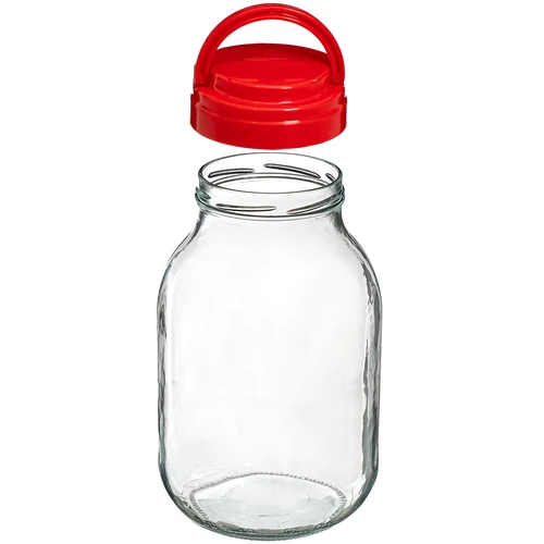 Borcan TO 3 L și capac fi 100 cu mâner - 3