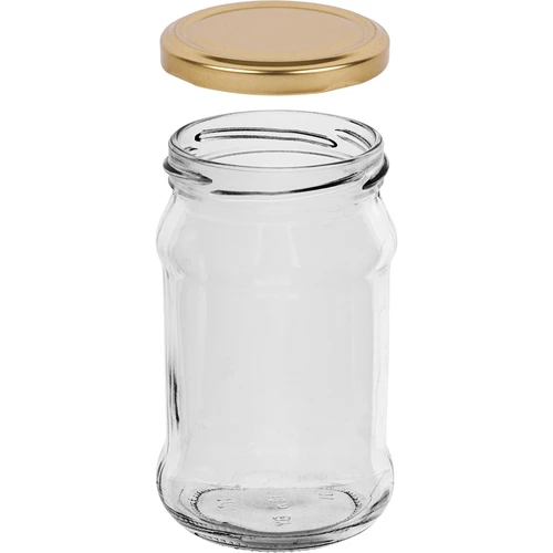 Borcan TO 300 ml cu capac auriu fi 66 - 6 buc. - 3