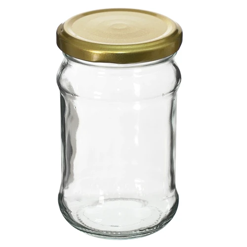 Borcan TO 300 ml cu capac auriu fi 66 - 6 buc. - 2