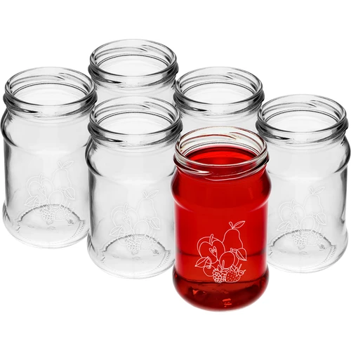 Borcan TO 300ml cu imprimare - mix de fructe și capac fi66/4 - 6 buc. - 3