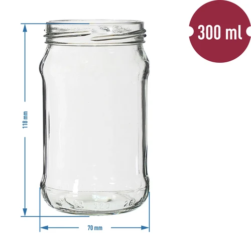 Borcan TO 300ml fi66 - 6buc. - 2