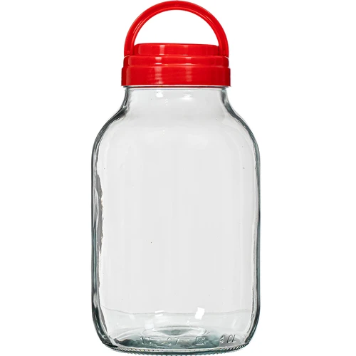 Borcan TO 4 L și capac fi 100 cu mâner