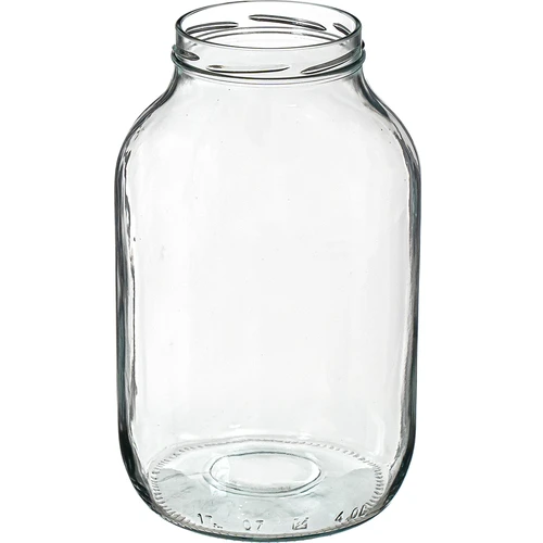 Borcan TO 4 L și capac fi 100 cu mâner - 2