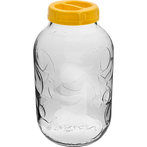 Borcan TO 5 L și capac din plastic fi 100, cu mâner