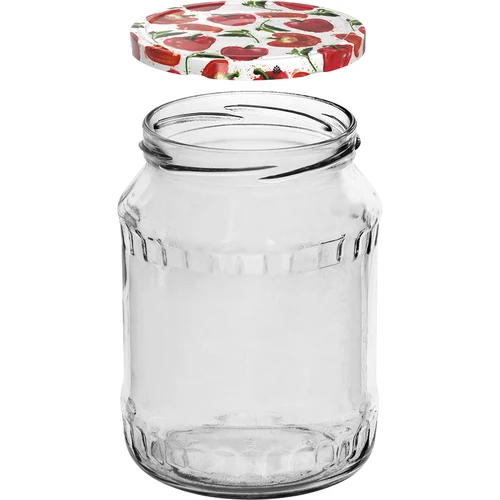 Borcan TO 720 ml cu capac colorat fi 82/6 - 6 buc. - 3