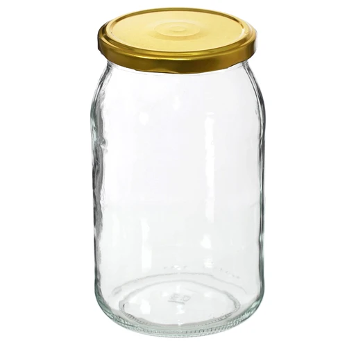 Borcan TO 900 ml cu capac auriu fi 82/6 - 6 buc. - 3