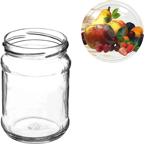 Borcan TO Ćwiartka 250 ml cu capac fi 66 - 6 buc - 7