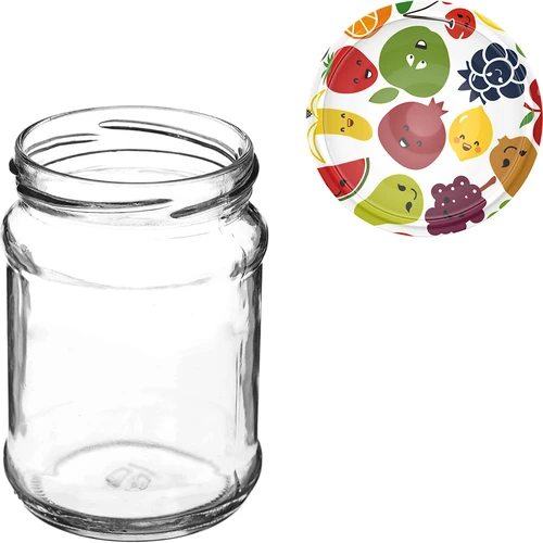 Borcan TO Ćwiartka 250 ml cu capac fi 66 - 6 buc - 9
