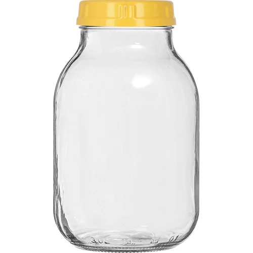 Borcan twist-off 3 L, clești și capac din plastic fi 100, cu mâner - 3