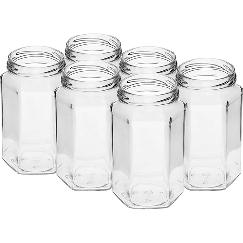 Borcan twist off 385ml cu capac negru fi 63, 6 buc. - 3