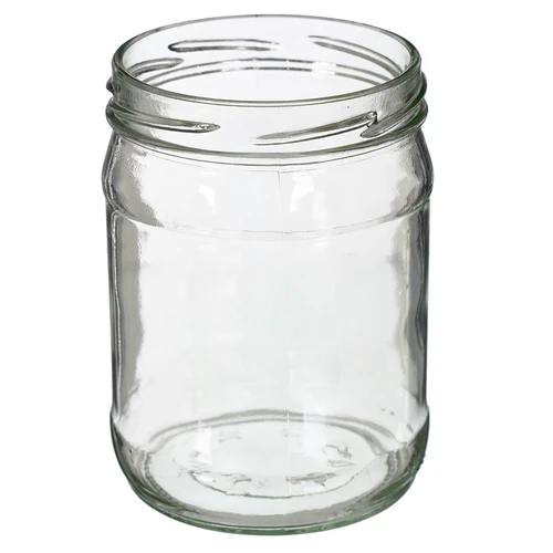 Borcane twist off 500 ml cu capac colorat fi82/6 - 6 buc. - 3